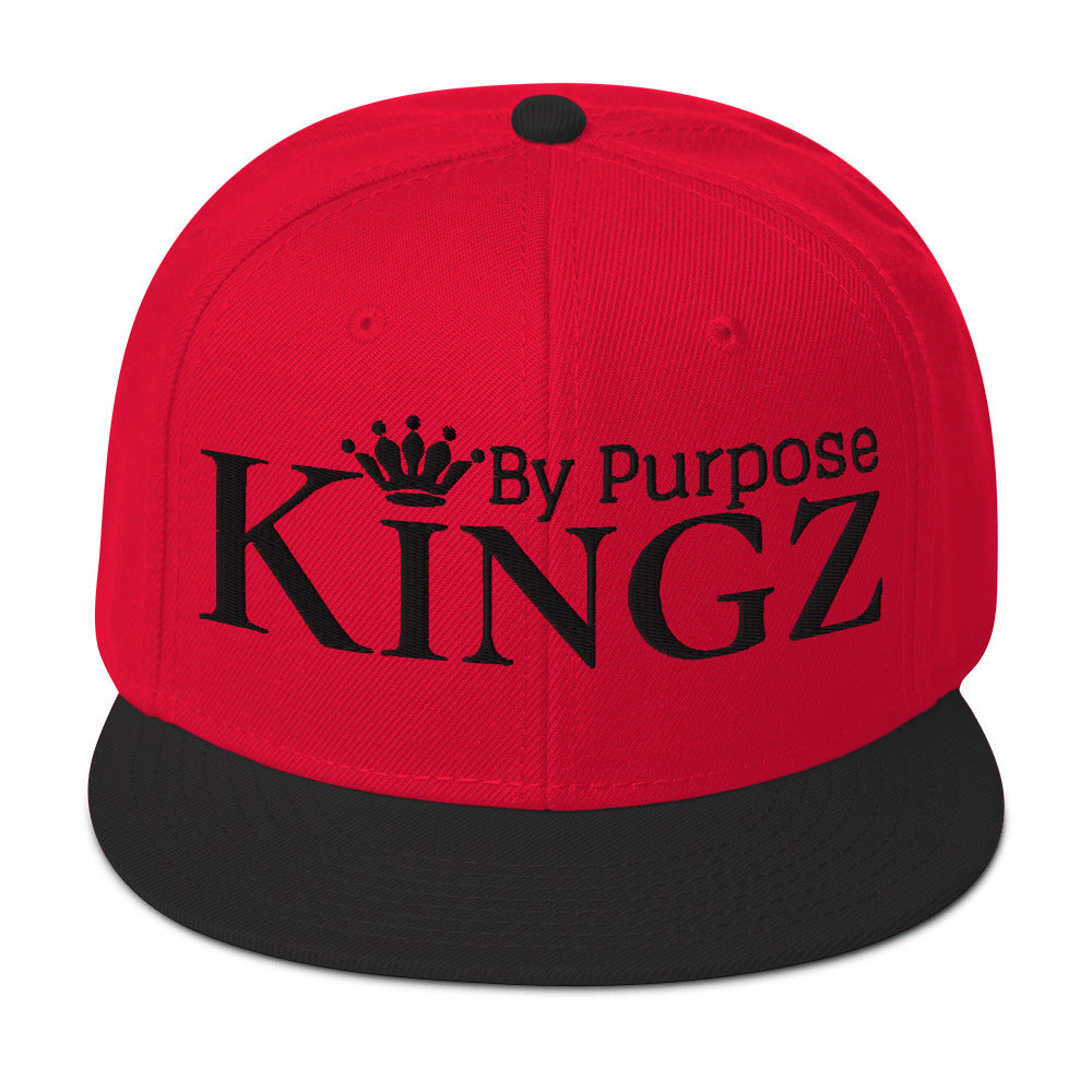 Snapback-Kappe „Kingz By Purpose“ in Schwarz