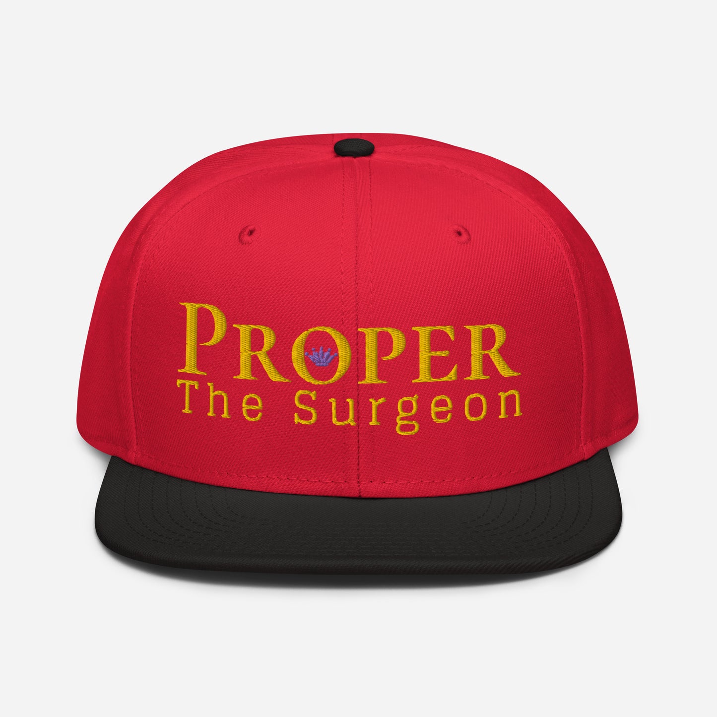 Proper The Surgeon Royal Combo (Gold/Gold/Purple) II Snapback Hat
