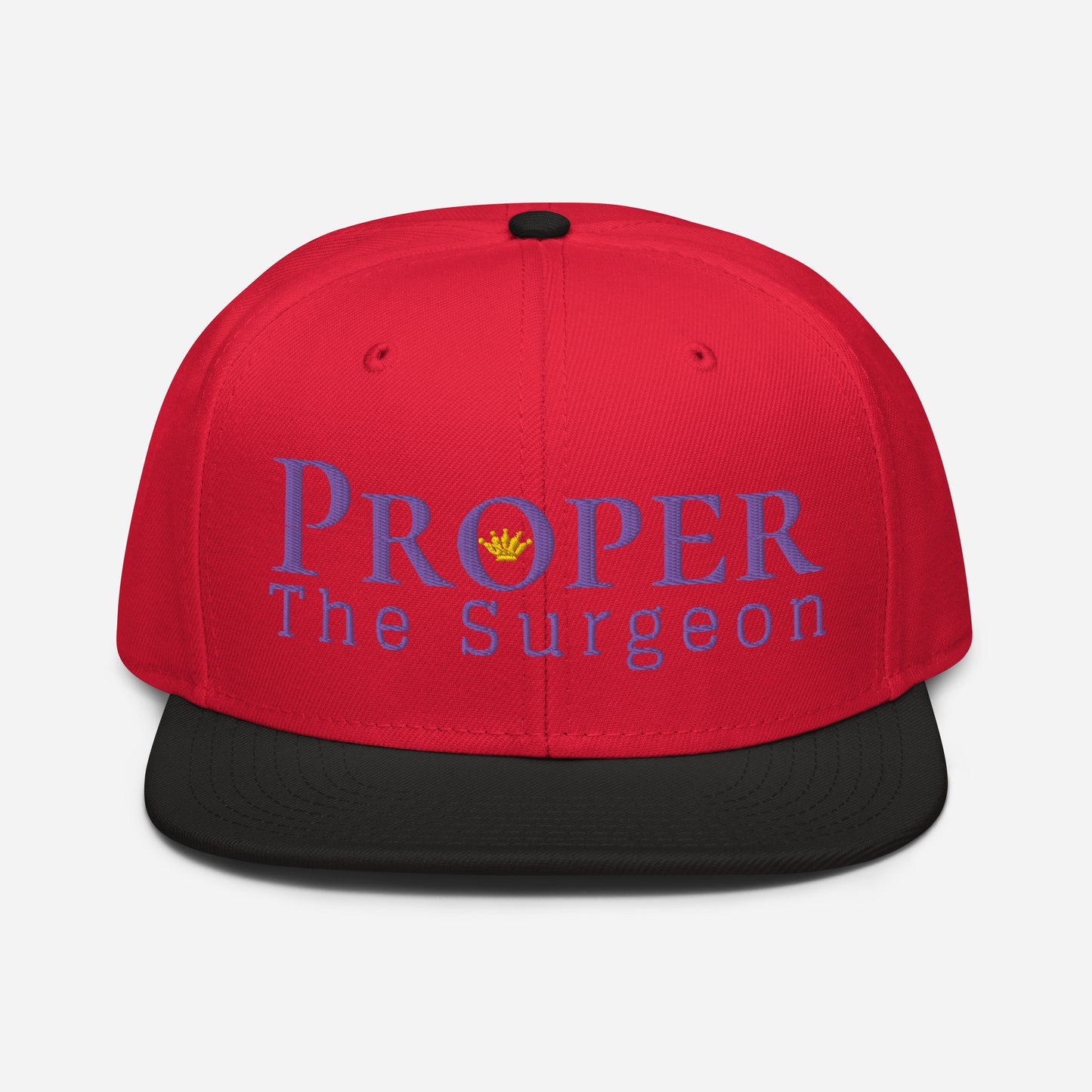 Proper The Surgeon Royal Combo (Lila/Lila/Gold) II Snapback-Mütze