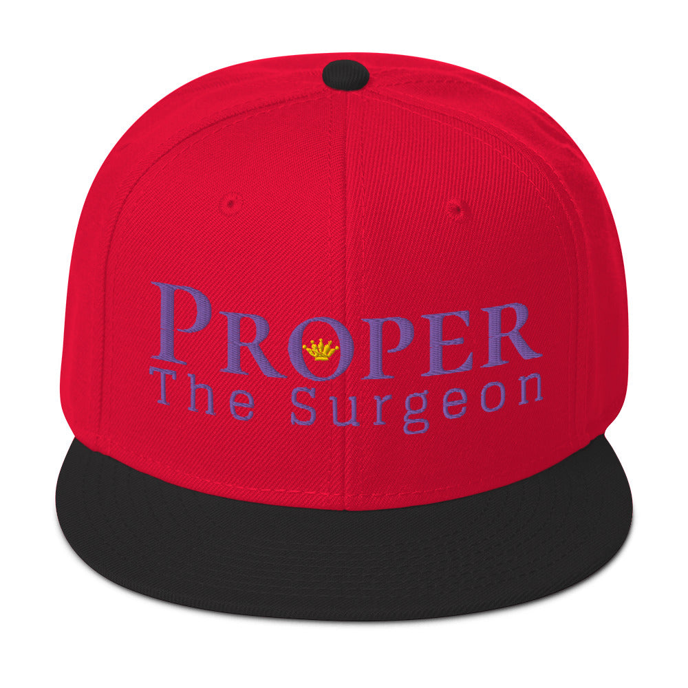 Proper The Surgeon Royal Combo (Lila/Lila/Gold) II Snapback-Mütze
