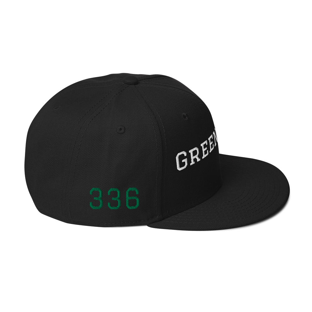 Greensboro ‘White/Kelly Green’ (Snapback)