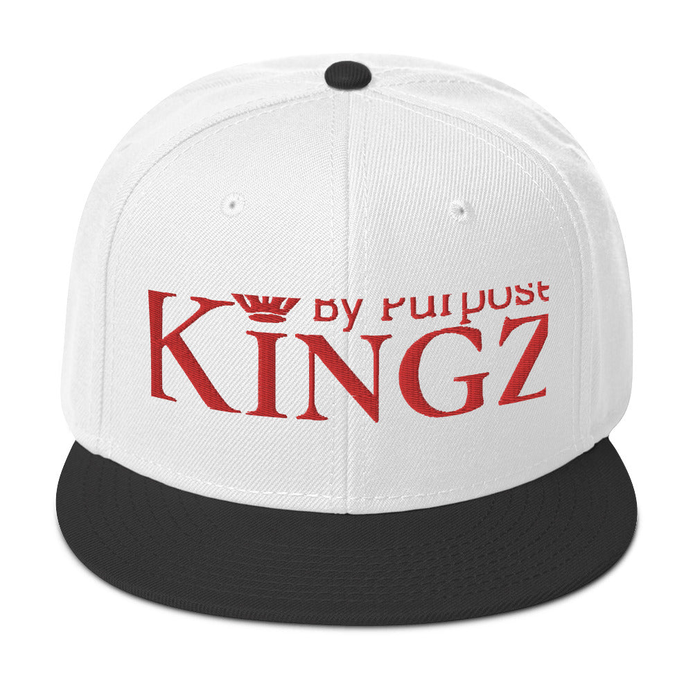 Kingz By Purpose Snapback-Kappe „Wolfpack“ in Rot
