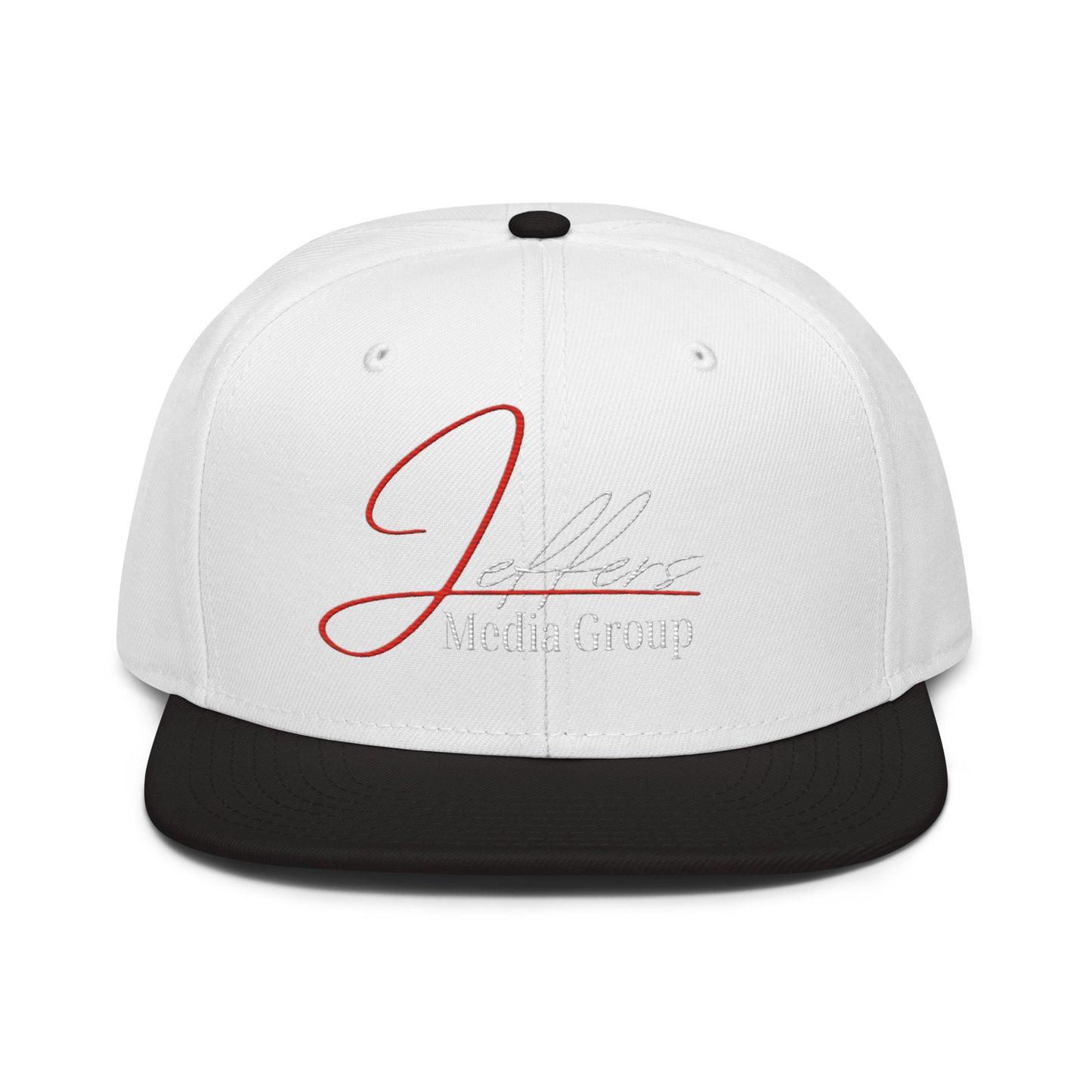 Jeffers Media Group Red J/White (Snapback)