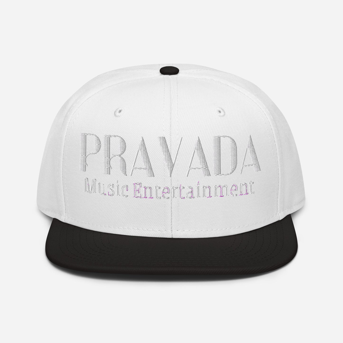 Pravada Music Entertainment White (Snapback)