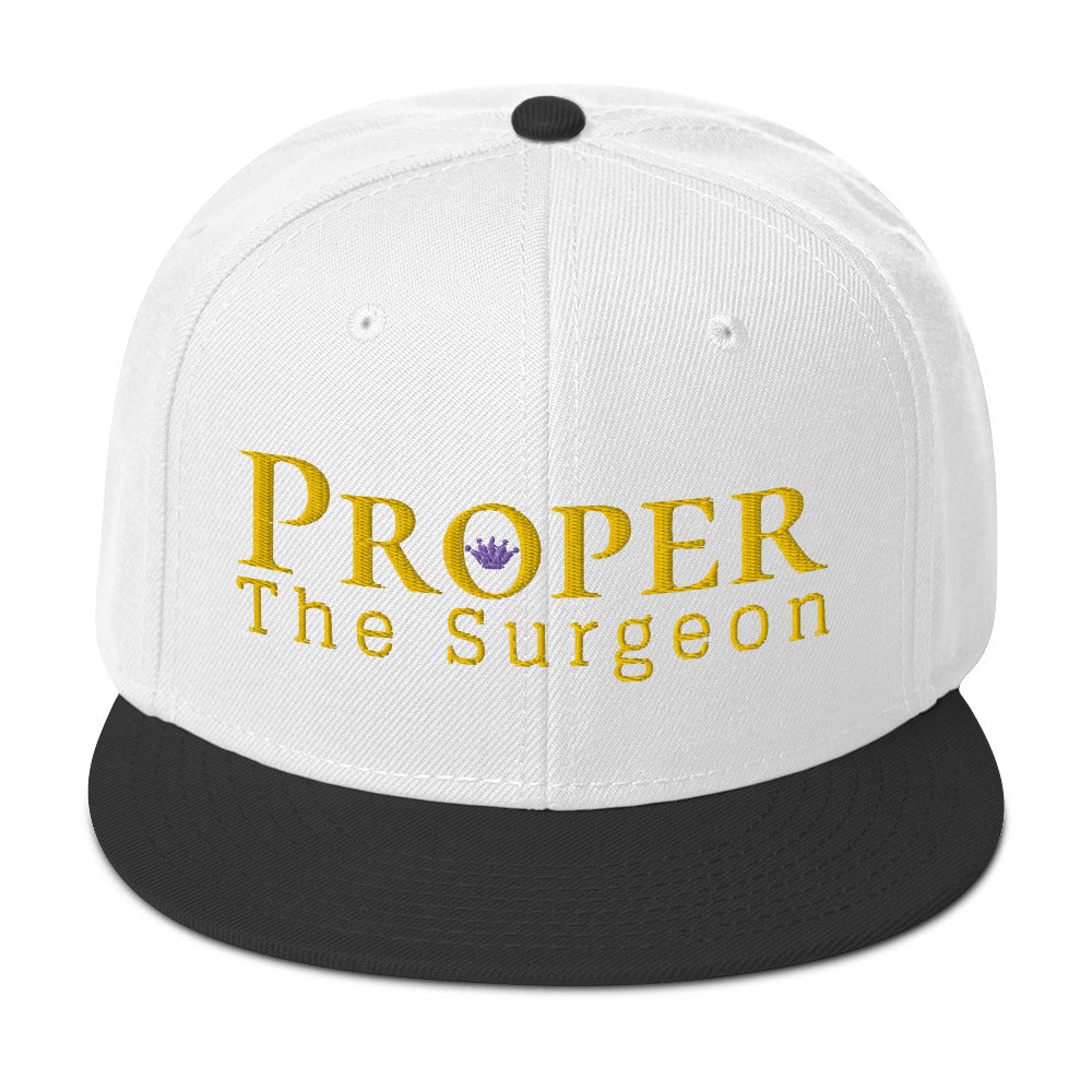 Proper The Surgeon Royal Combo (Gold/Gold/Purple) II Snapback Hat