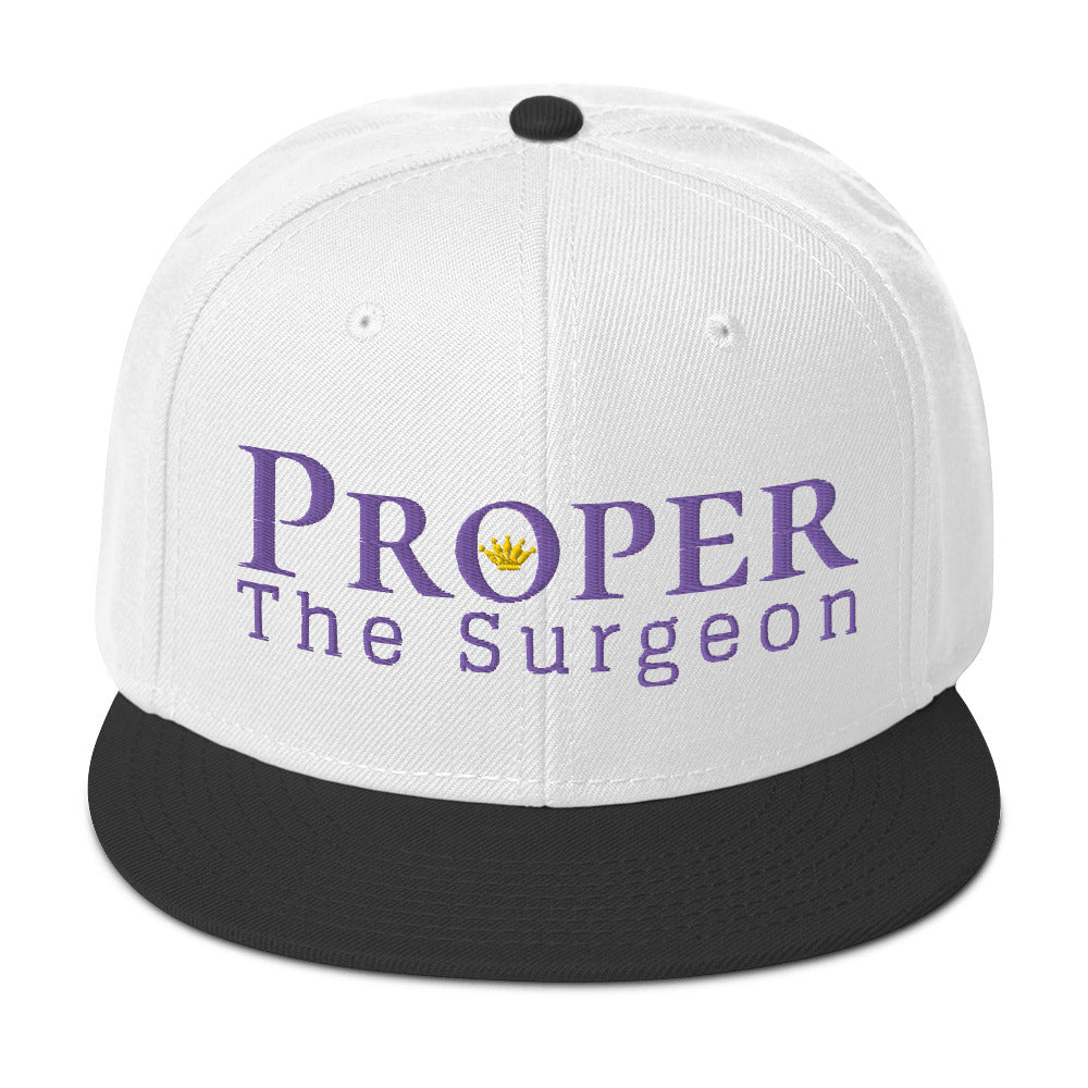 Proper The Surgeon Royal Combo (Lila/Lila/Gold) II Snapback-Mütze