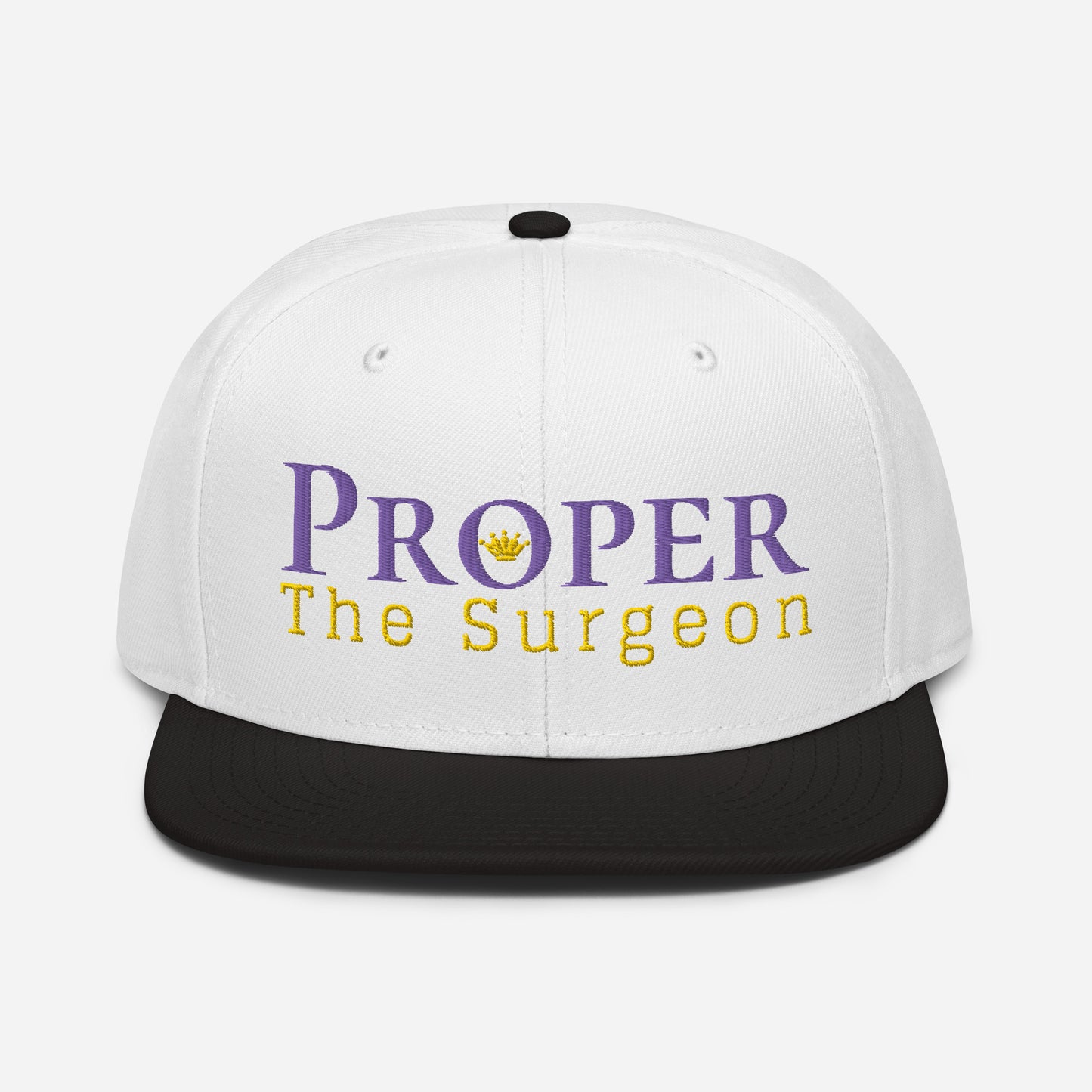 Proper The Surgeon Royal Combo (Purple/Gold/Gold) II Snapback Hat