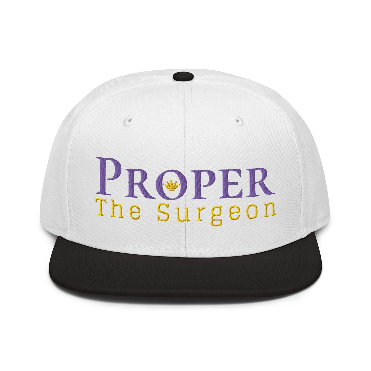 Proper The Surgeon Royal Combo (Purple/Gold/Gold) II Snapback Hat
