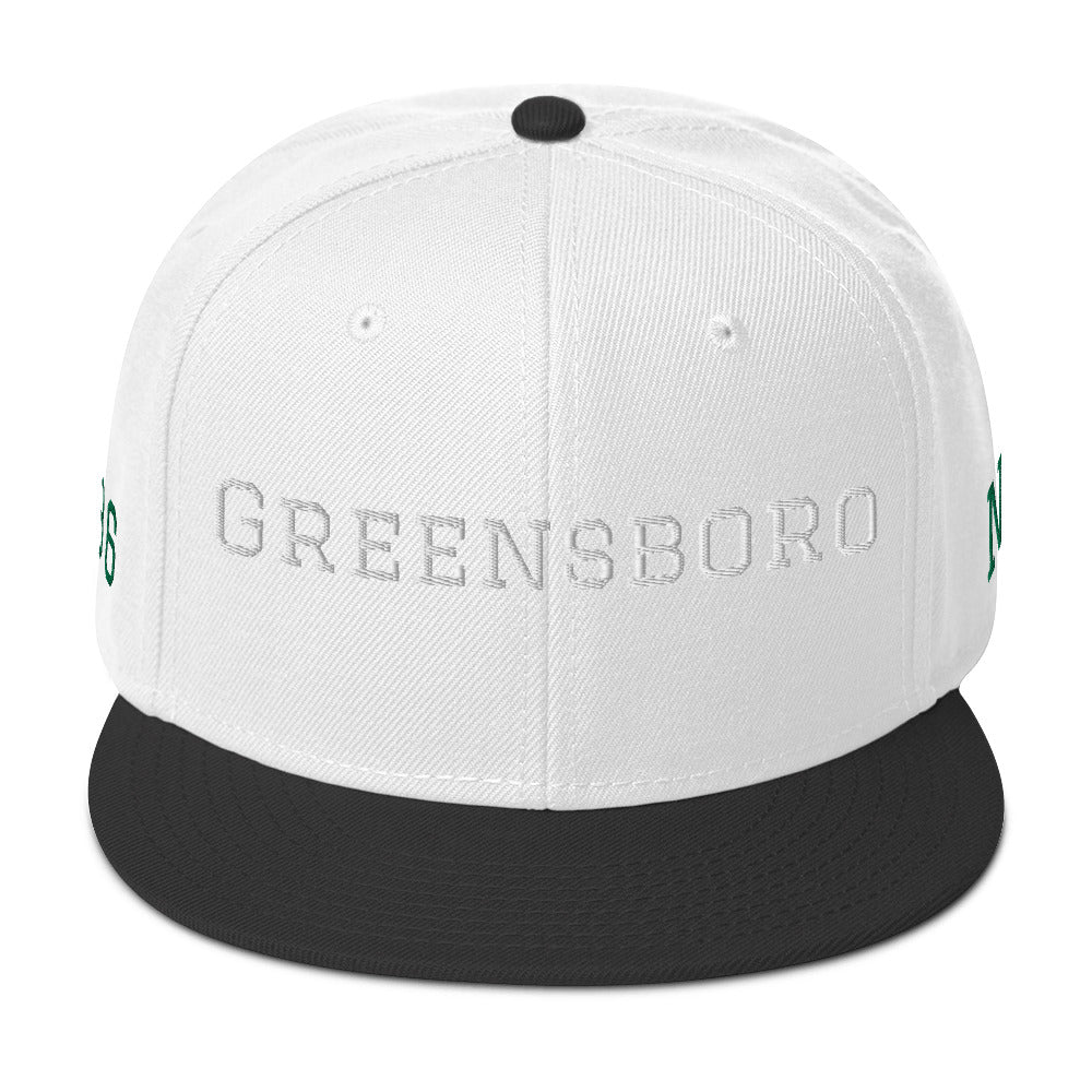Greensboro ‘White/Kelly Green’ (Snapback)