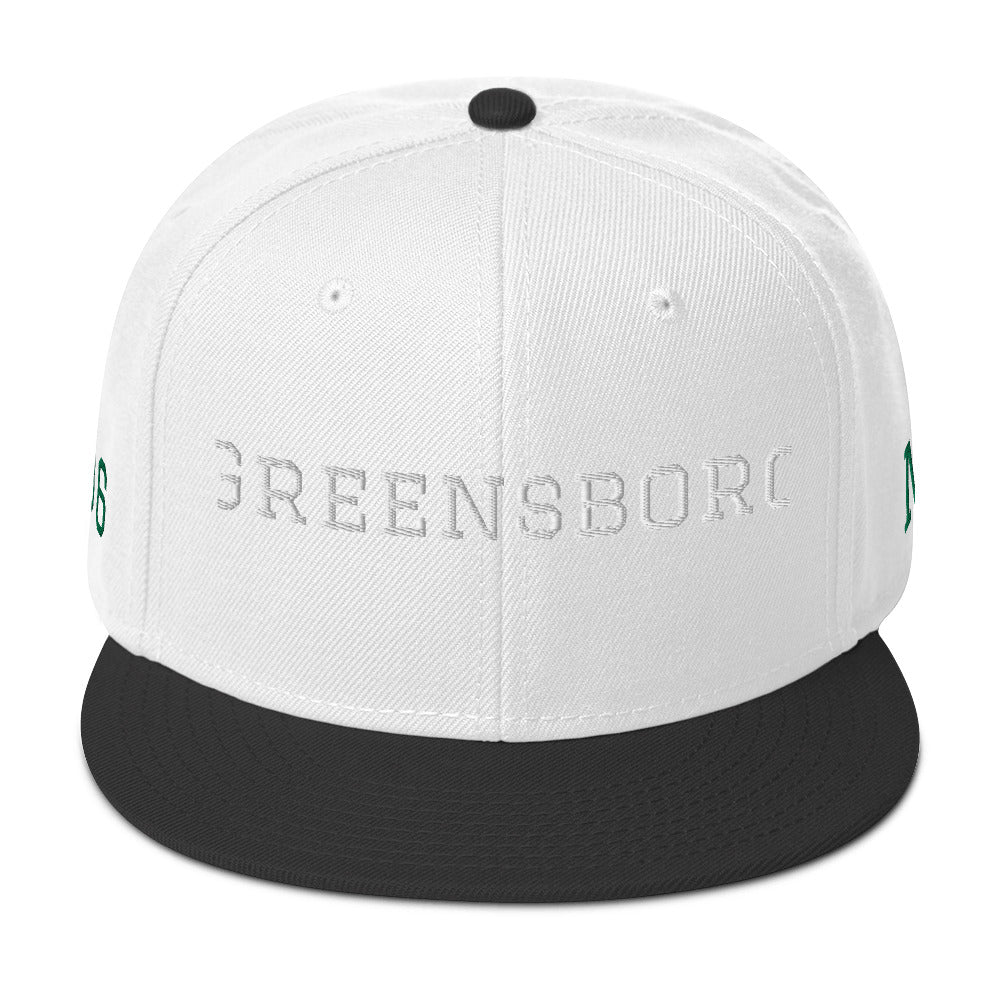 Greensboro ‘White/Kelly Green’ (Snapback)