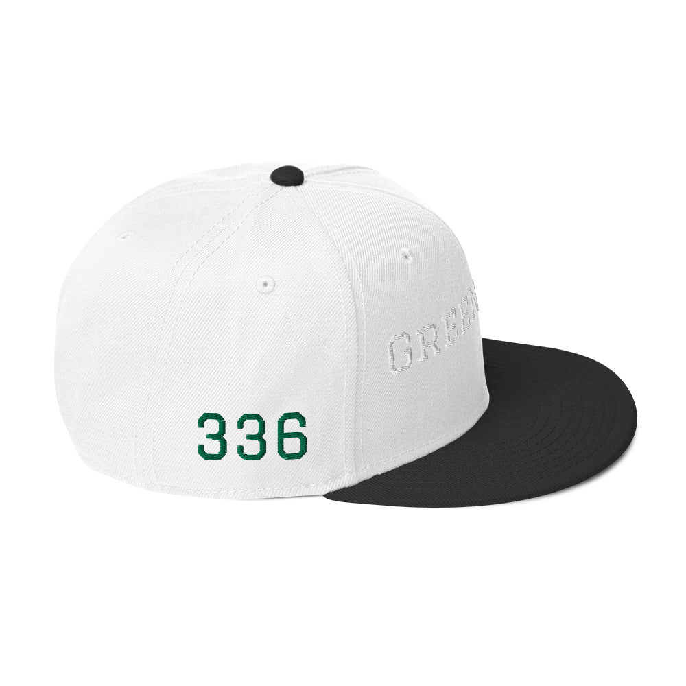 Greensboro ‘White/Kelly Green’ (Snapback)