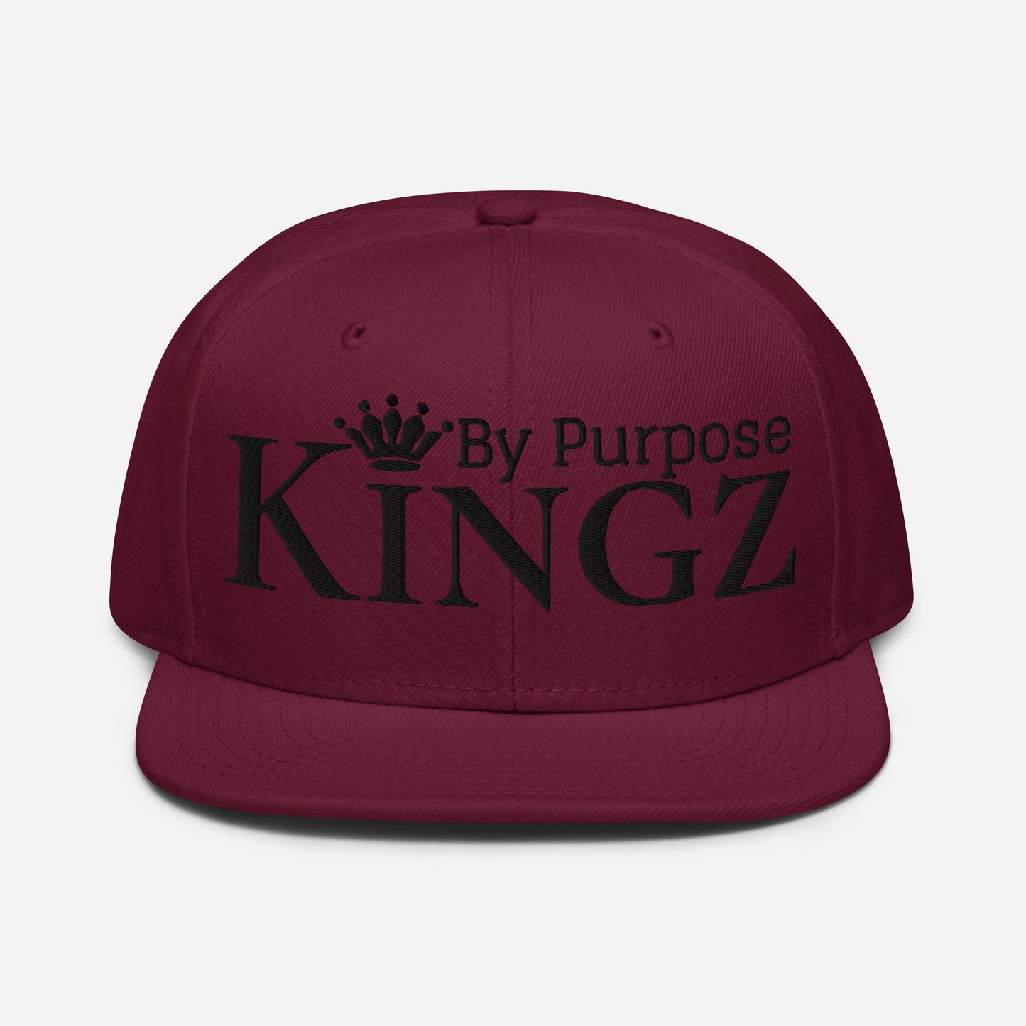 Snapback-Kappe „Kingz By Purpose“ in Schwarz