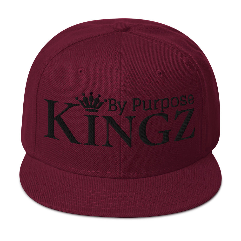 Snapback-Kappe „Kingz By Purpose“ in Schwarz