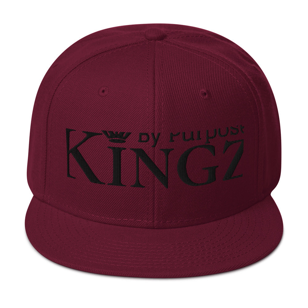 Snapback-Kappe „Kingz By Purpose“ in Schwarz