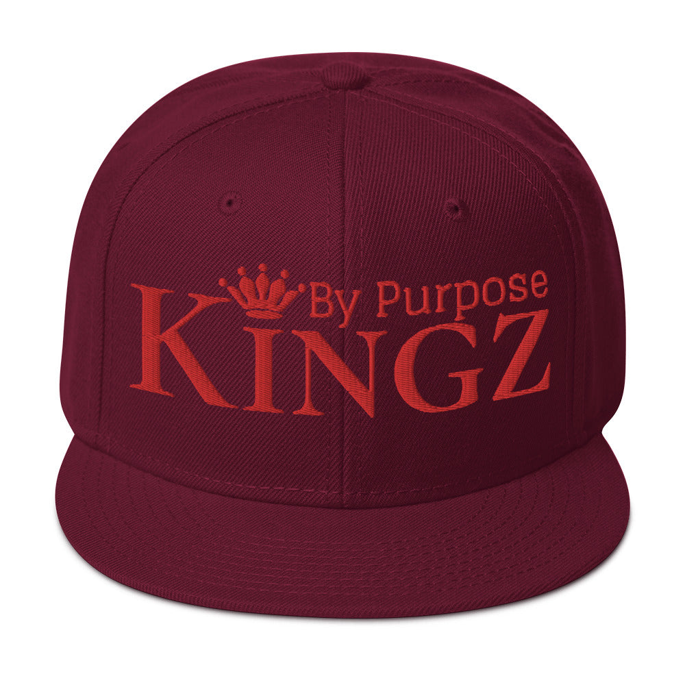 Kingz By Purpose Snapback-Kappe „Wolfpack“ in Rot