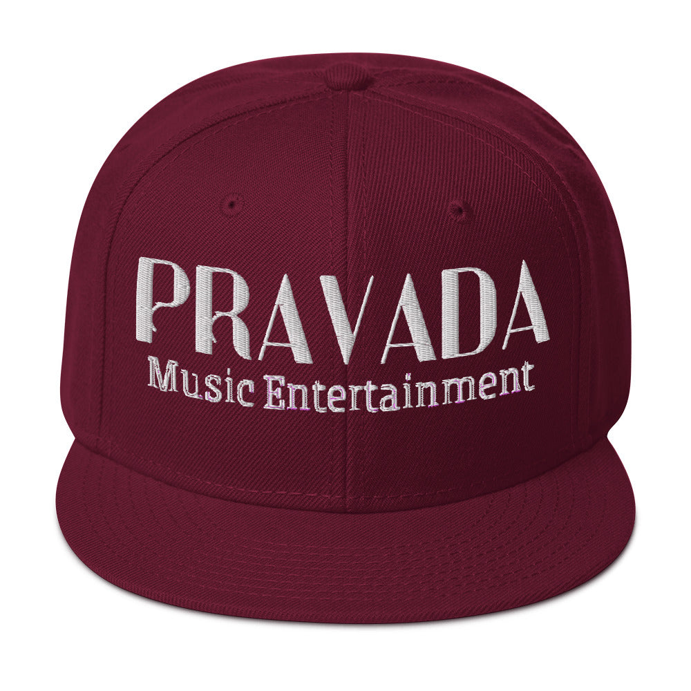 Pravada Music Entertainment White (Snapback)