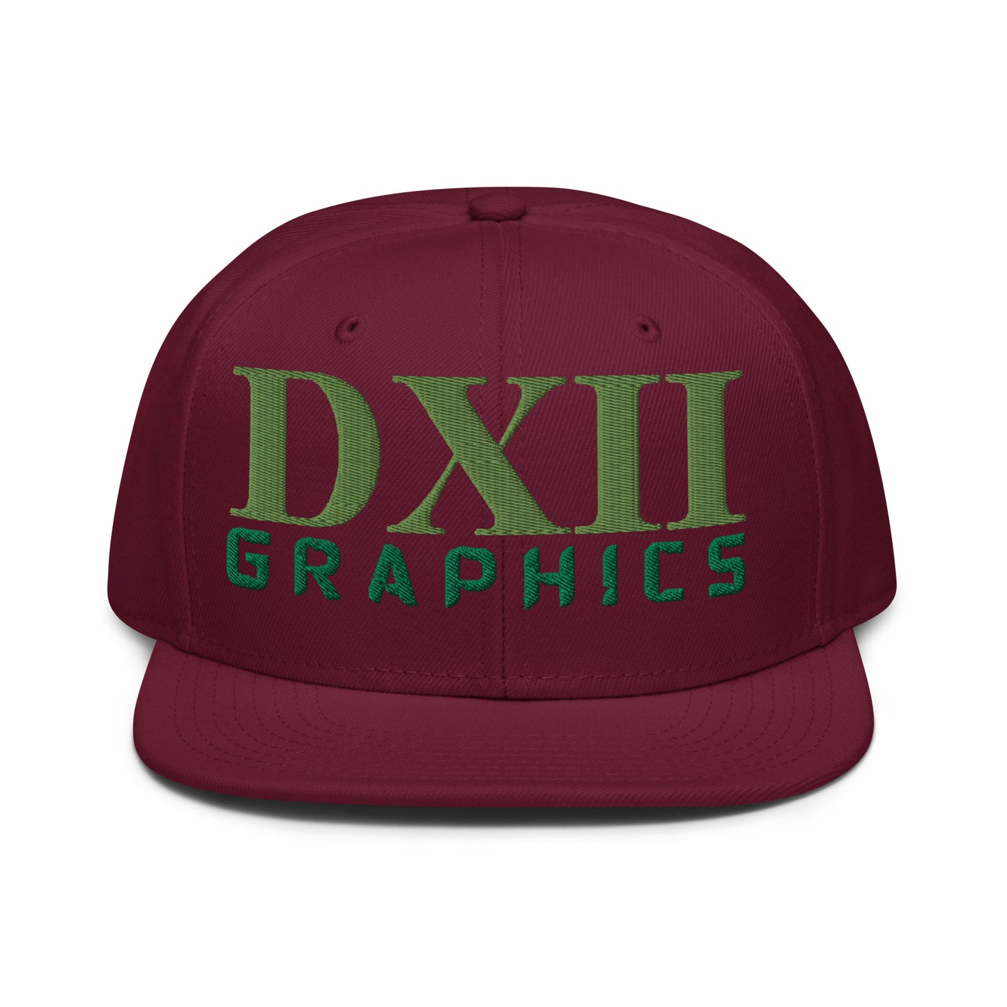 DXII/512 Graphics Kiwi Green/Kelly Green (Snapback)