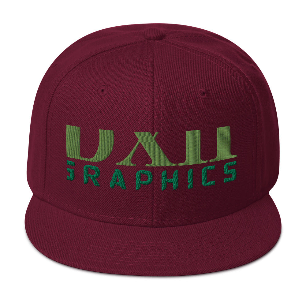DXII/512 Graphics Kiwi Green/Kelly Green (Snapback)