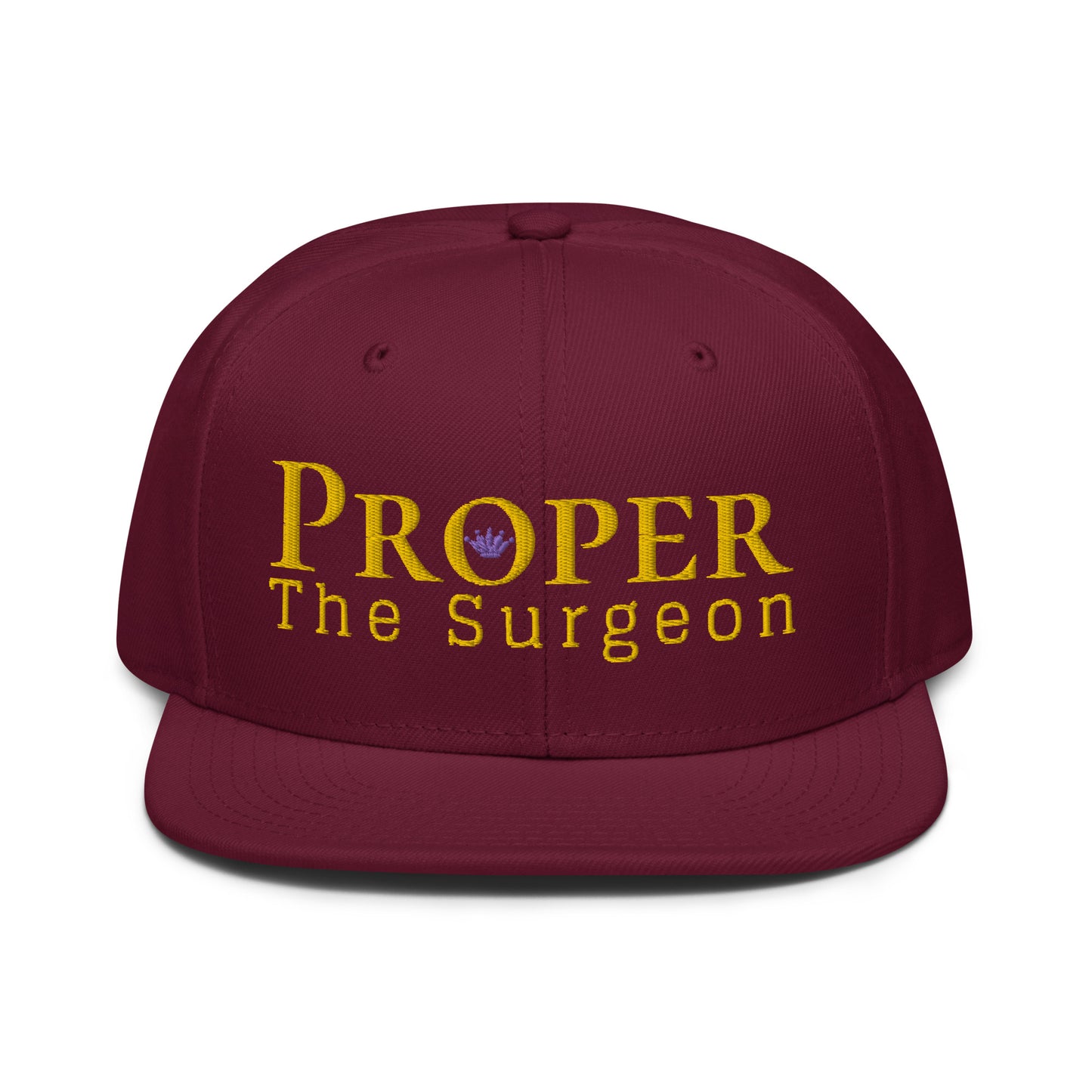 Proper The Surgeon Royal Combo (Gold/Gold/Purple) II Snapback Hat