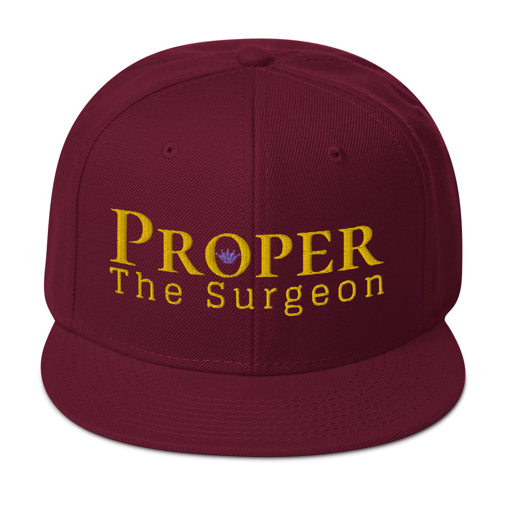 Proper The Surgeon Royal Combo (Gold/Gold/Purple) II Snapback Hat
