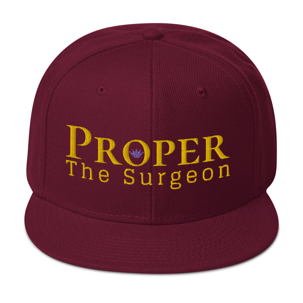 Proper The Surgeon Royal Combo (Gold/Gold/Purple) II Snapback Hat