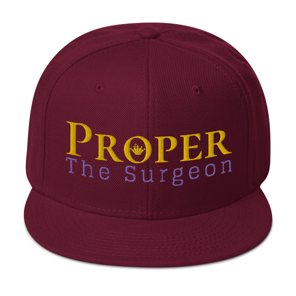 Proper The Surgeon Royal Combo (Gold/Purple/Gold) II Snapback Hat