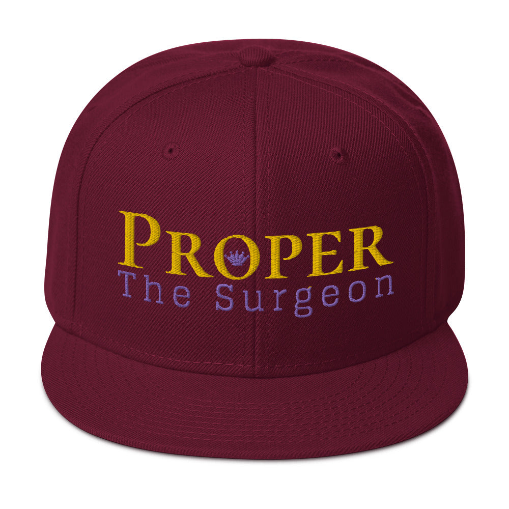 Proper The Surgeon Royal Combo (Gold/Lila/Lila) II Snapback-Kappe
