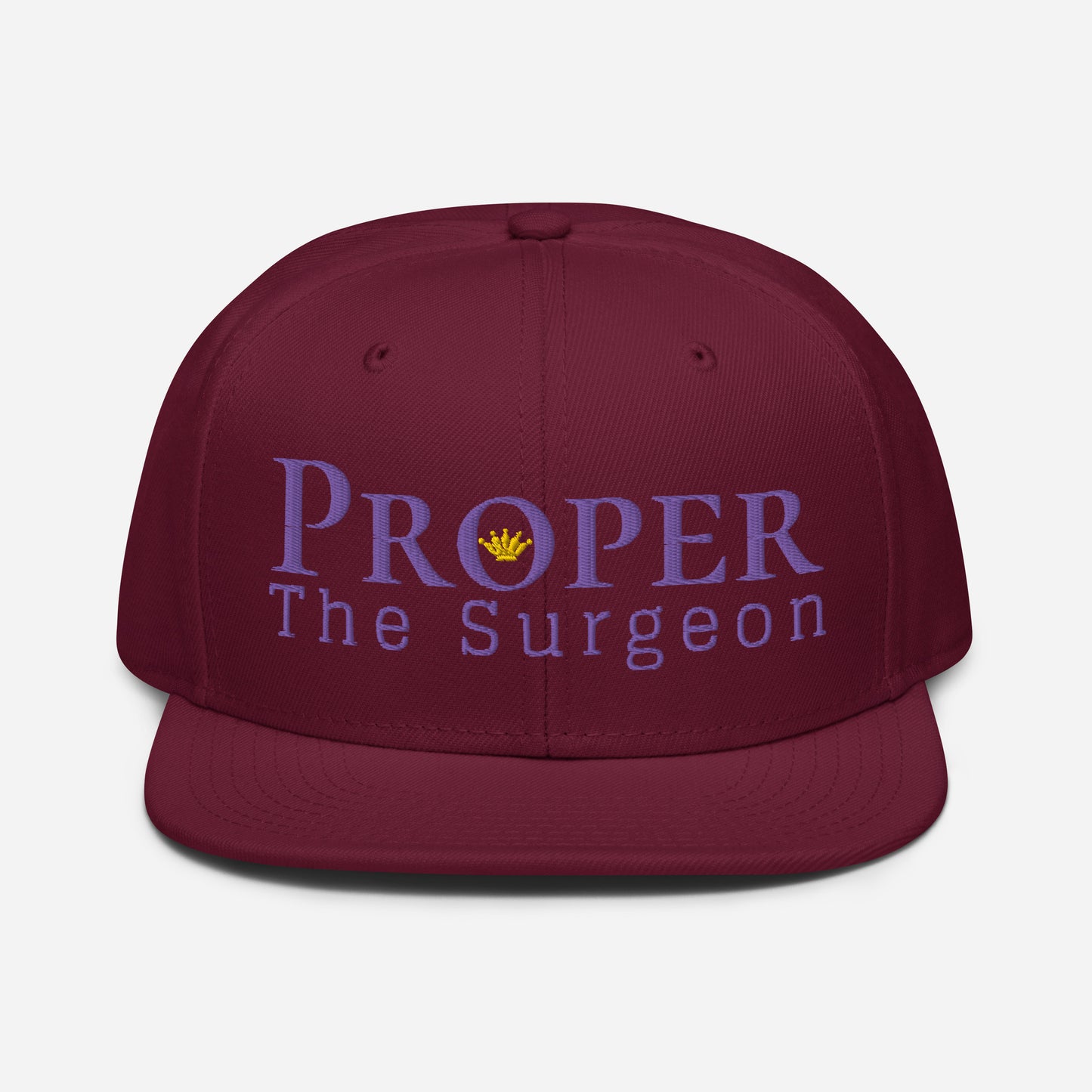 Proper The Surgeon Royal Combo (Lila/Lila/Gold) II Snapback-Mütze