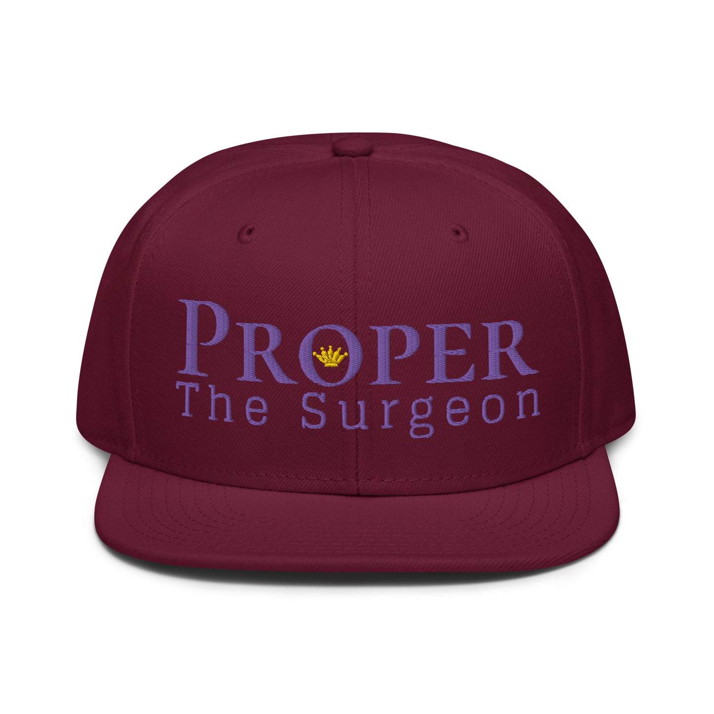 Proper The Surgeon Royal Combo (Lila/Lila/Gold) II Snapback-Mütze