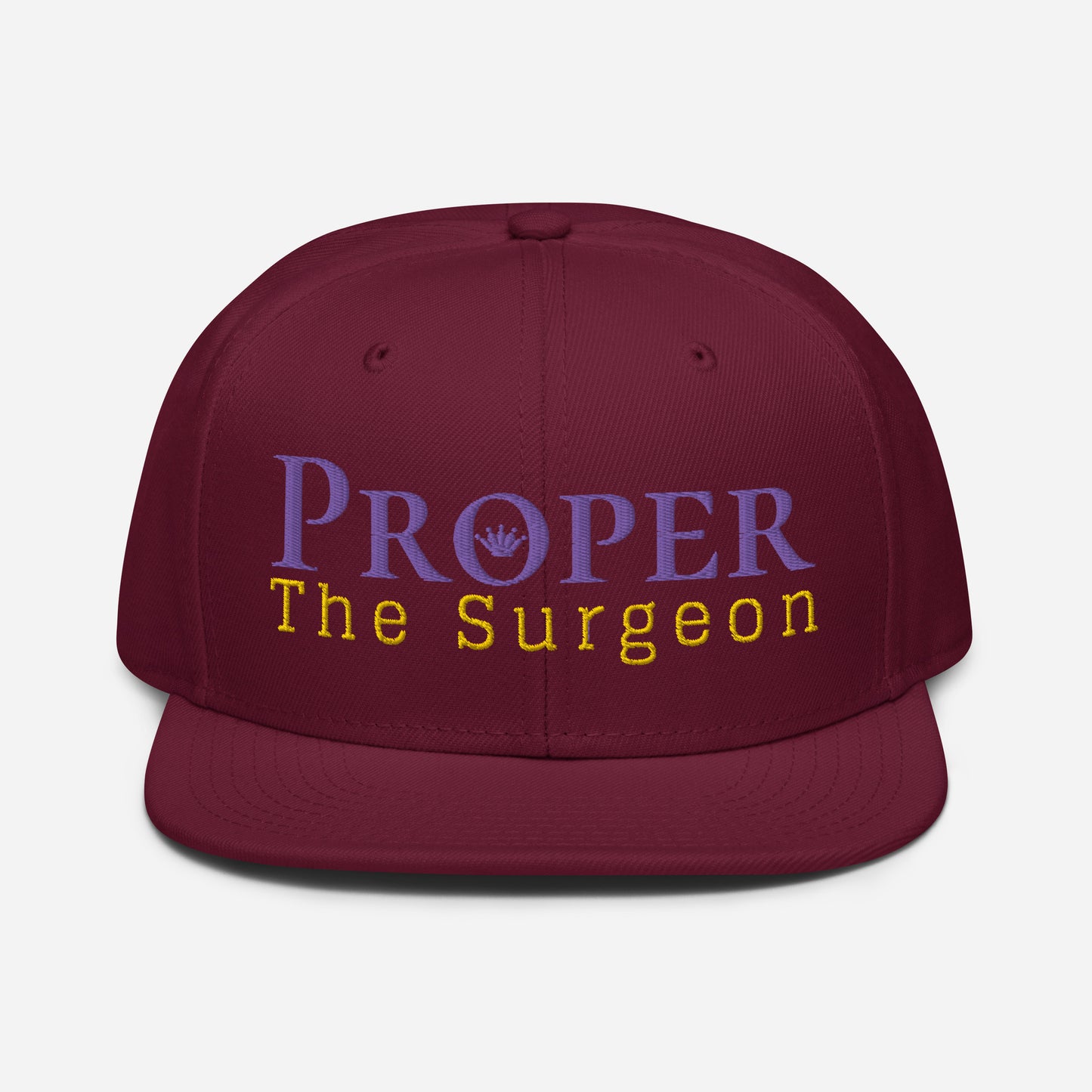 Proper The Surgeon Royal Combo (Purple/Gold/Purple) II Snapback Hat