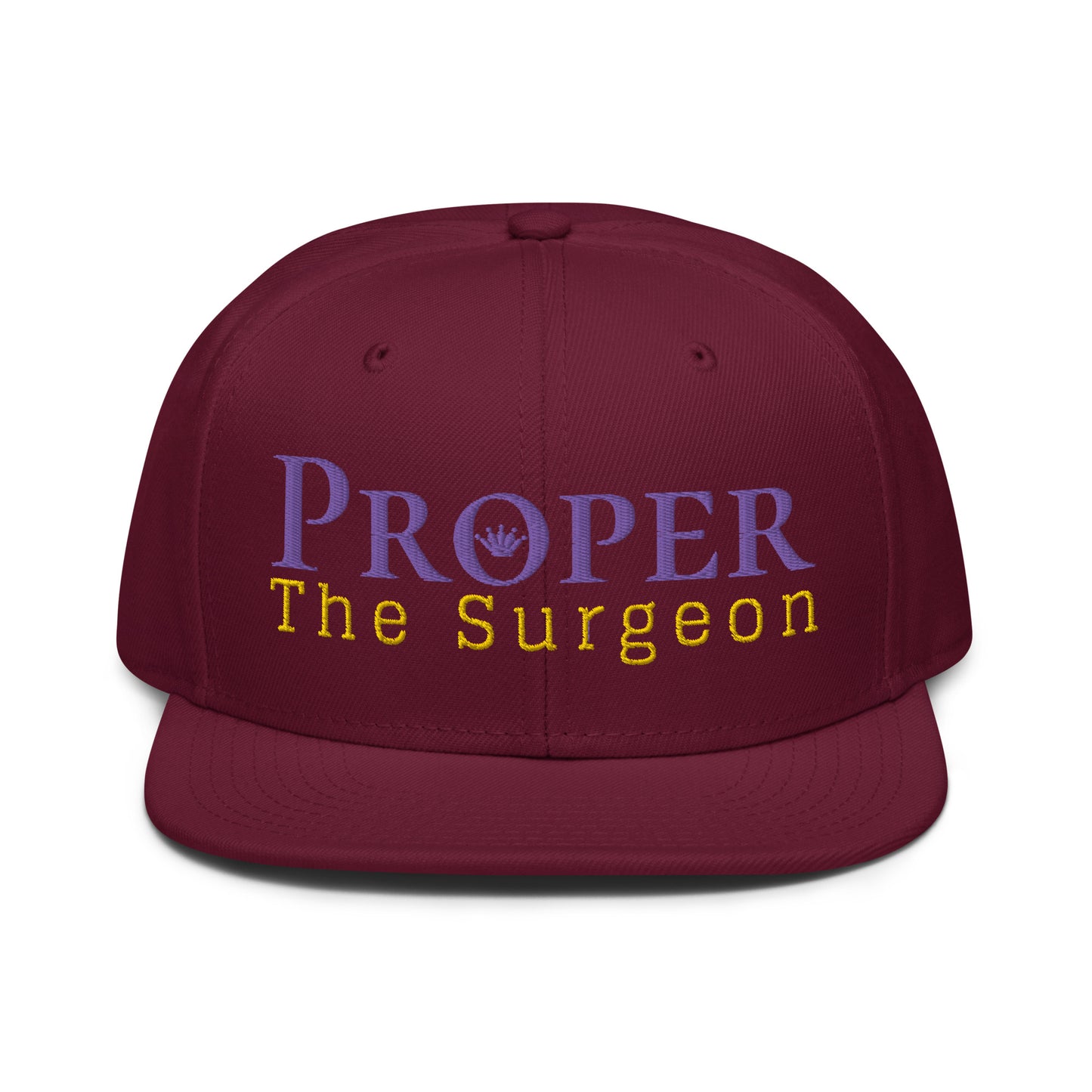 Proper The Surgeon Royal Combo (Purple/Gold/Purple) II Snapback Hat