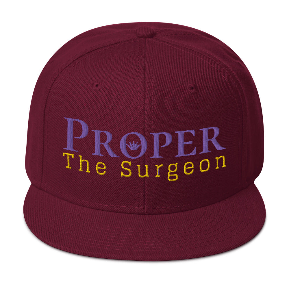 Proper The Surgeon Royal Combo (Purple/Gold/Purple) II Snapback Hat