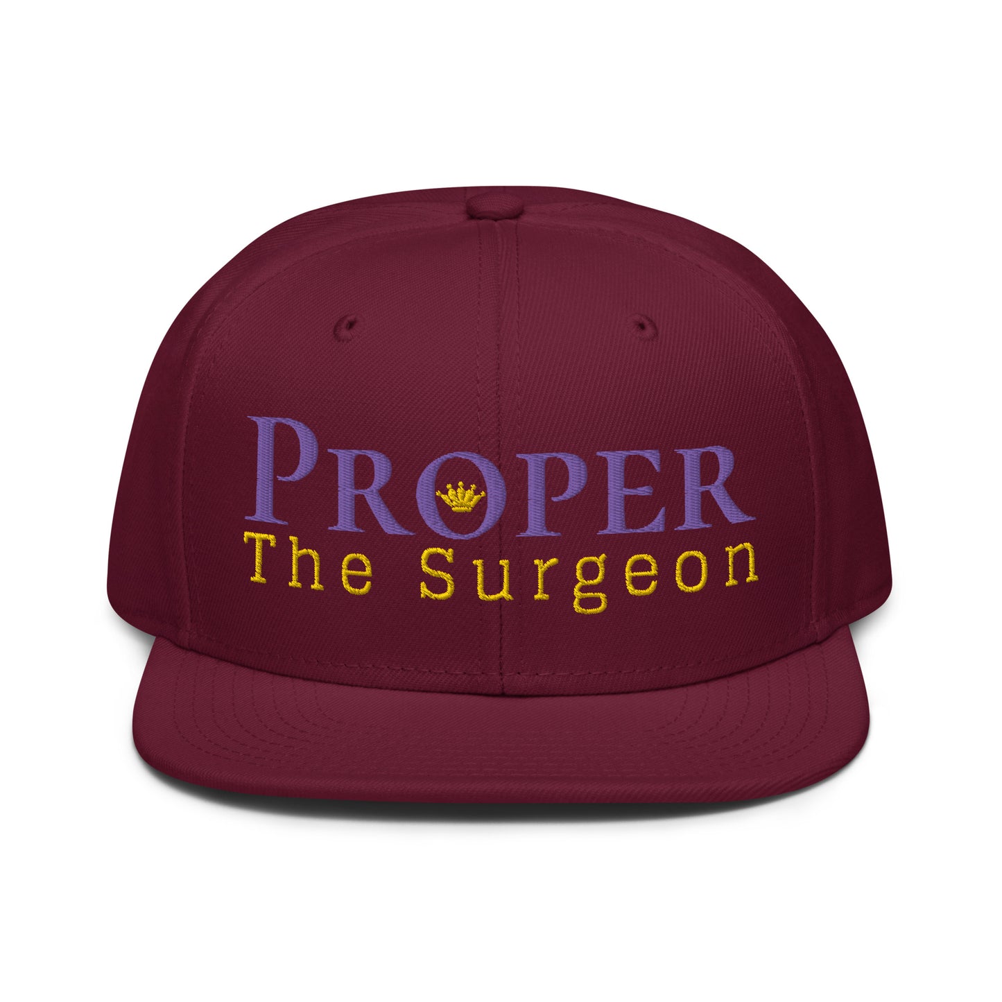 Proper The Surgeon Royal Combo (púrpura/oro/oro) II gorra snapback