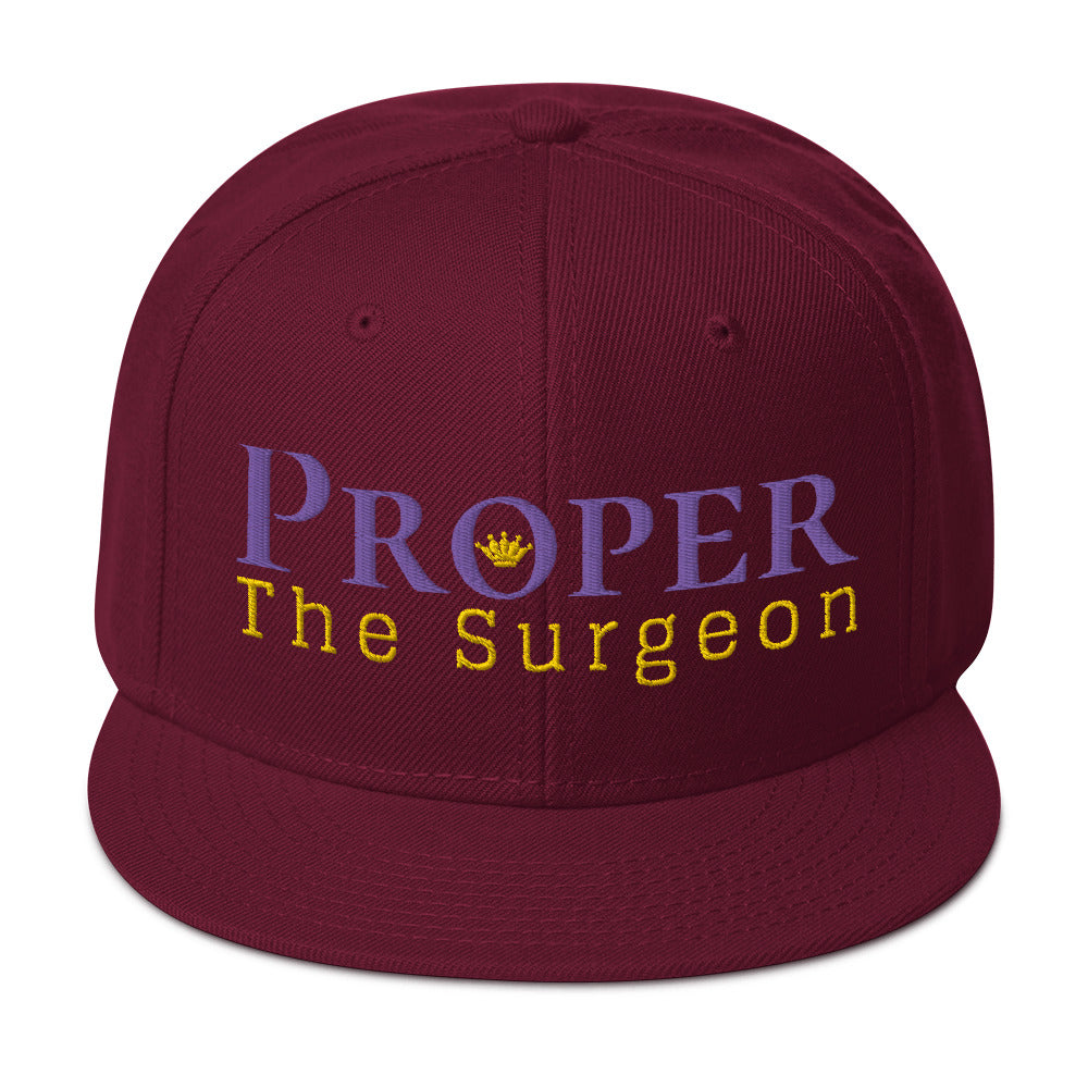 Proper The Surgeon Royal Combo (púrpura/oro/oro) II gorra snapback
