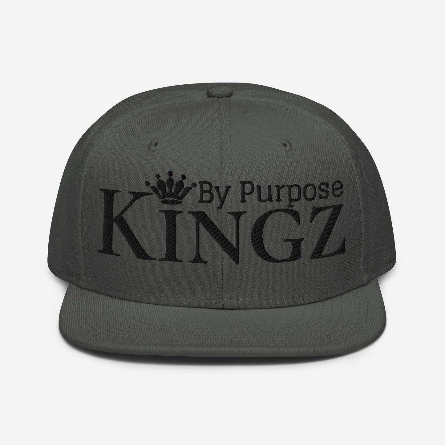 Snapback-Kappe „Kingz By Purpose“ in Schwarz