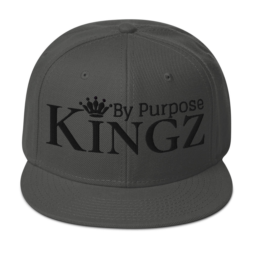 Snapback-Kappe „Kingz By Purpose“ in Schwarz