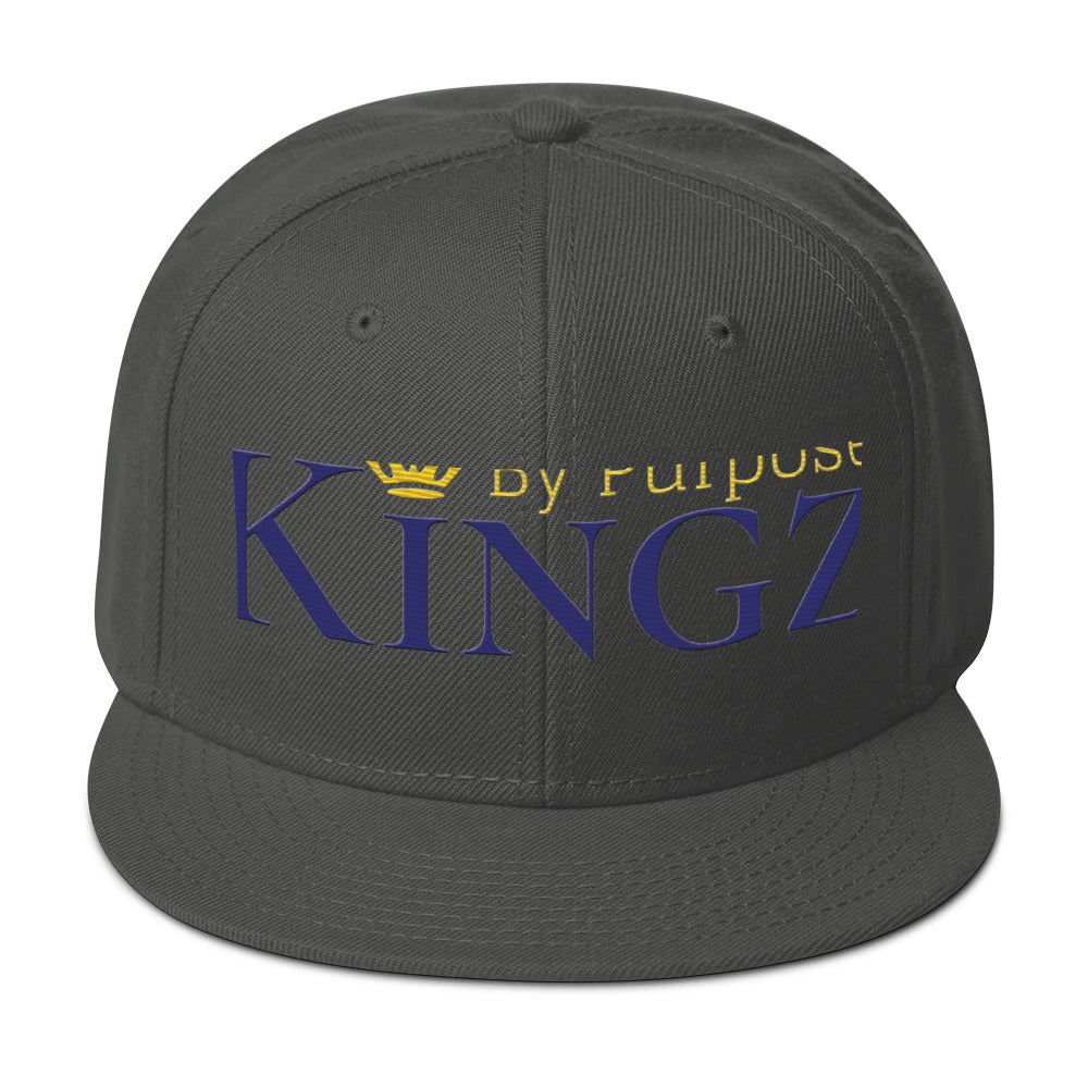 Kingz By Purpose Royal Combo (Purple/Gold/Gold) Snapback