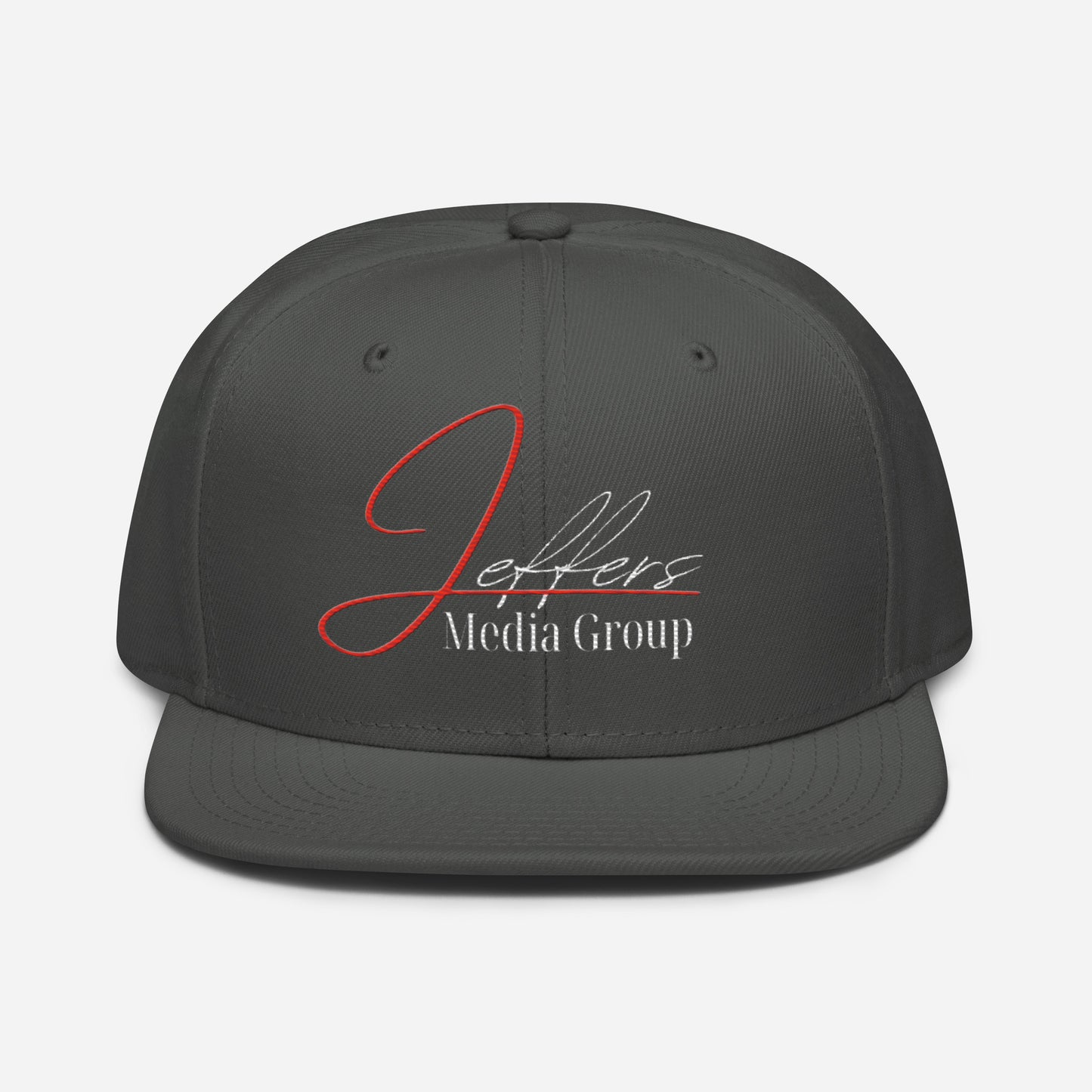 Jeffers Media Group Red J/White (Snapback)