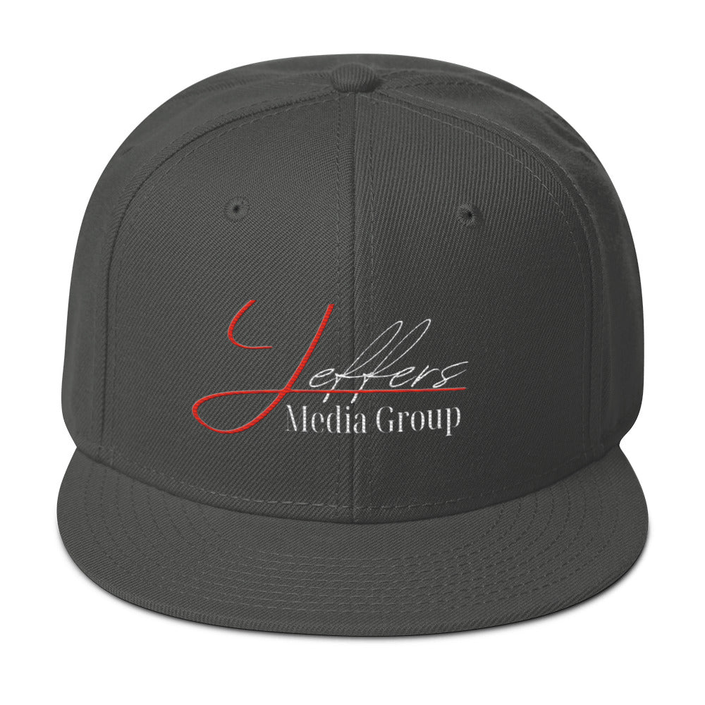 Jeffers Media Group Red J/White (Snapback)