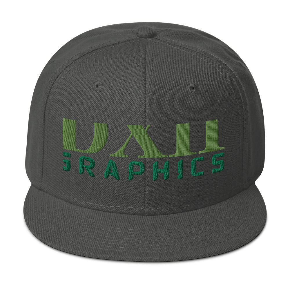 DXII/512 Graphics Kiwi Green/Kelly Green (Snapback)