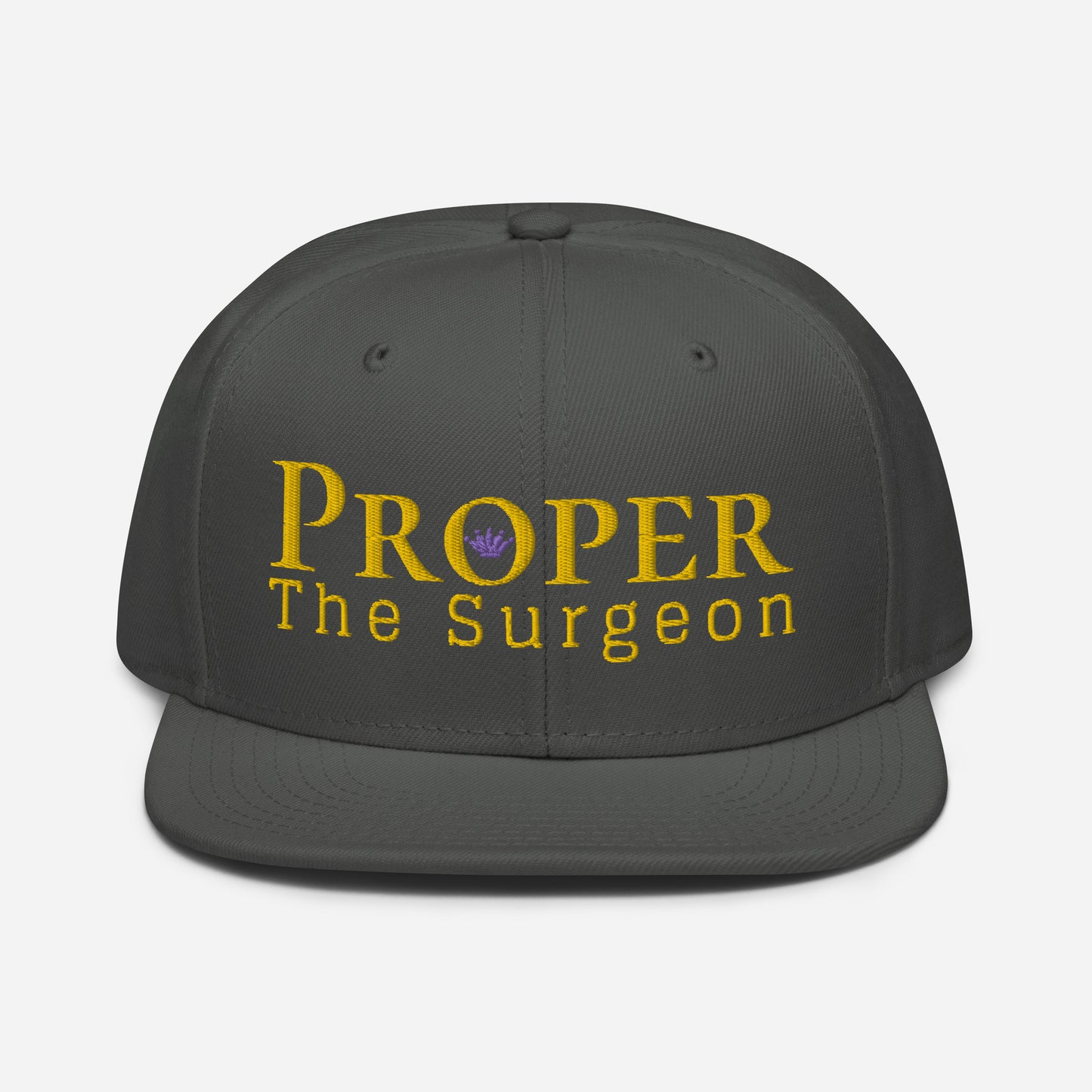 Proper The Surgeon Royal Combo (Gold/Gold/Purple) II Snapback Hat