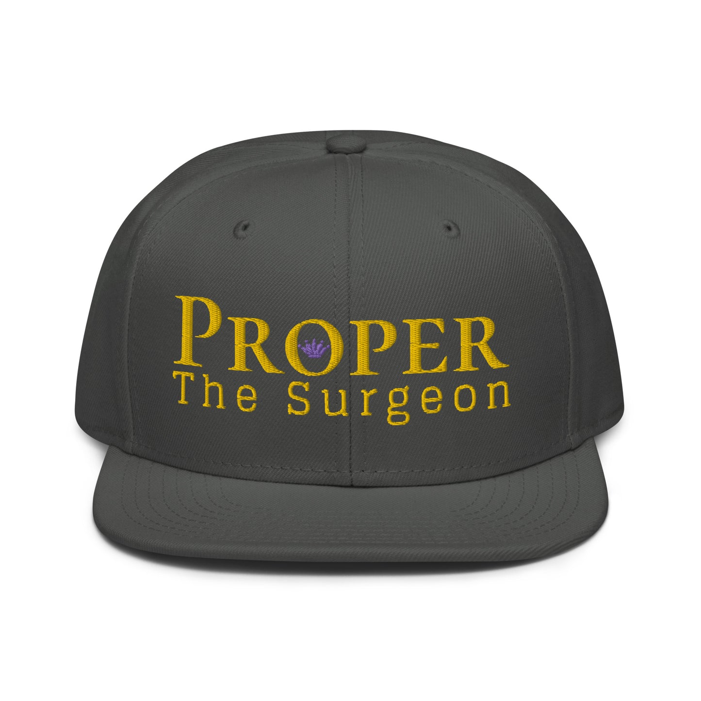 Proper The Surgeon Royal Combo (Gold/Gold/Purple) II Snapback Hat