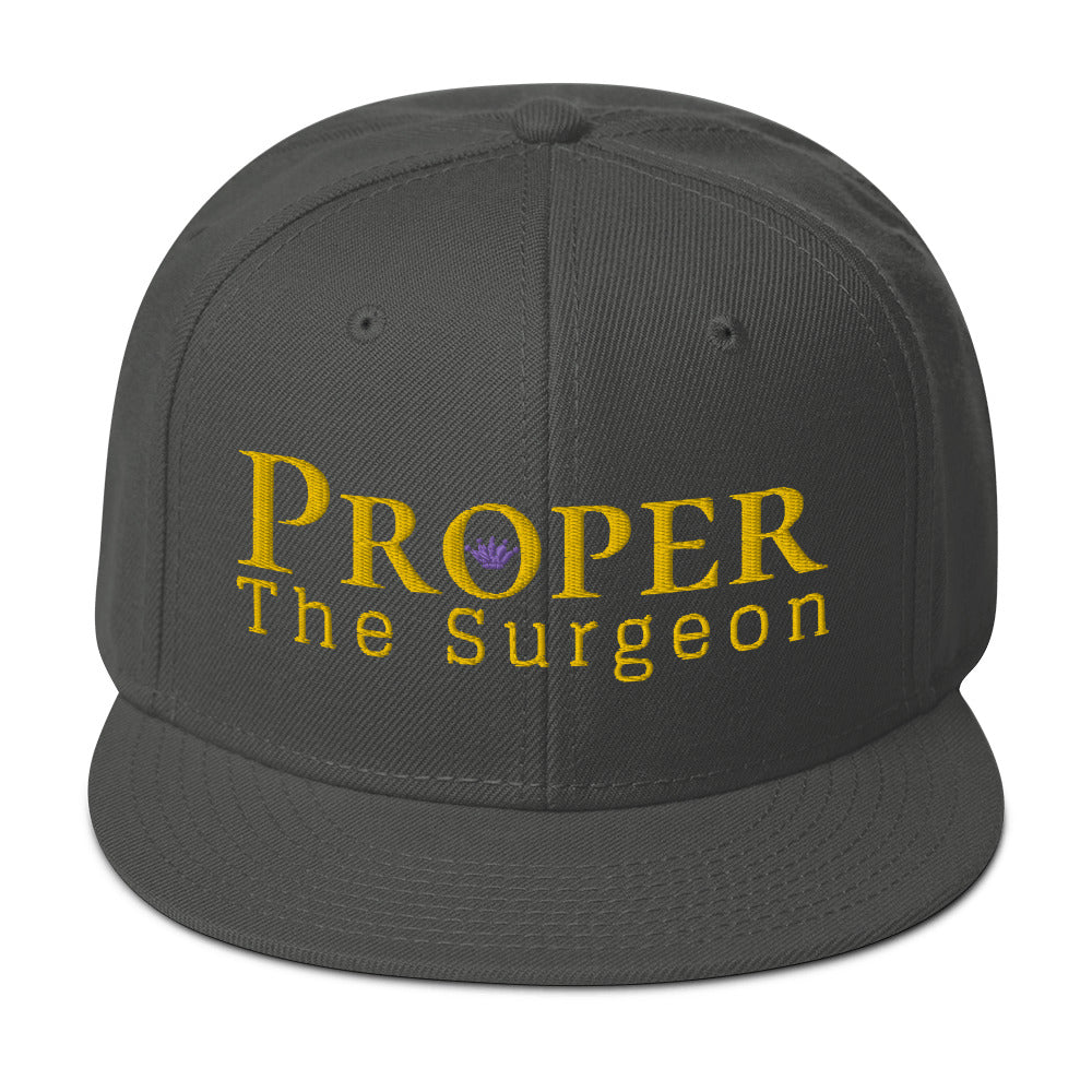 Proper The Surgeon Royal Combo (Gold/Gold/Purple) II Snapback Hat