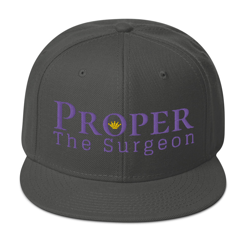 Proper The Surgeon Royal Combo (Lila/Lila/Gold) II Snapback-Mütze