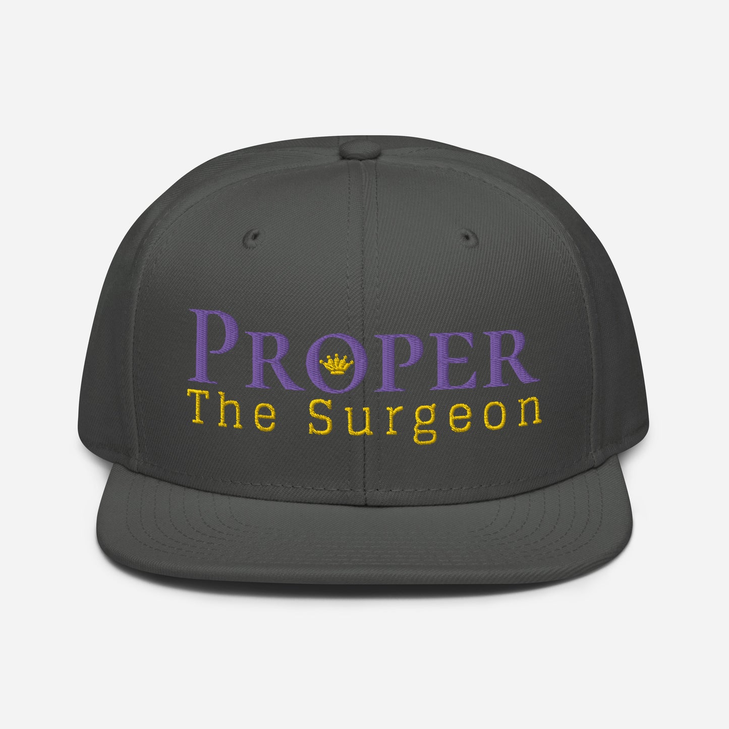 Proper The Surgeon Royal Combo (Purple/Gold/Gold) II Snapback Hat