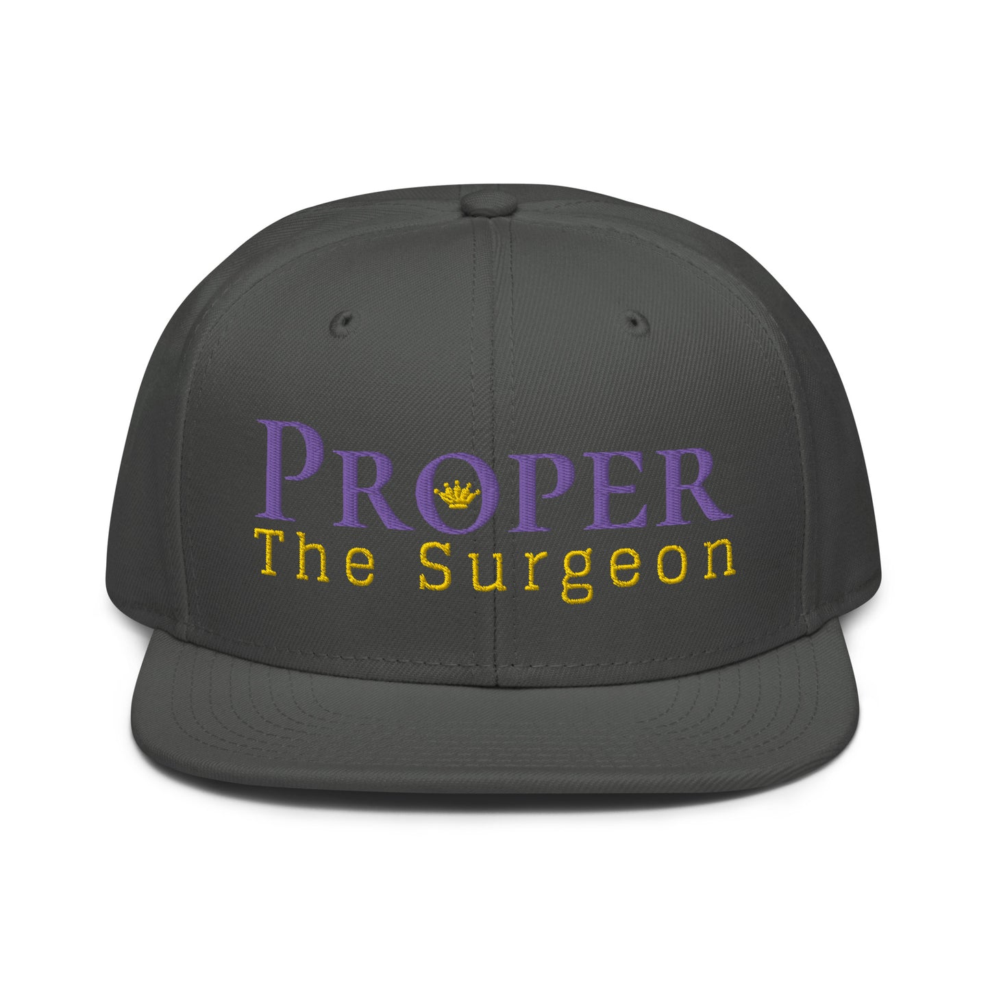 Proper The Surgeon Royal Combo (Purple/Gold/Gold) II Snapback Hat