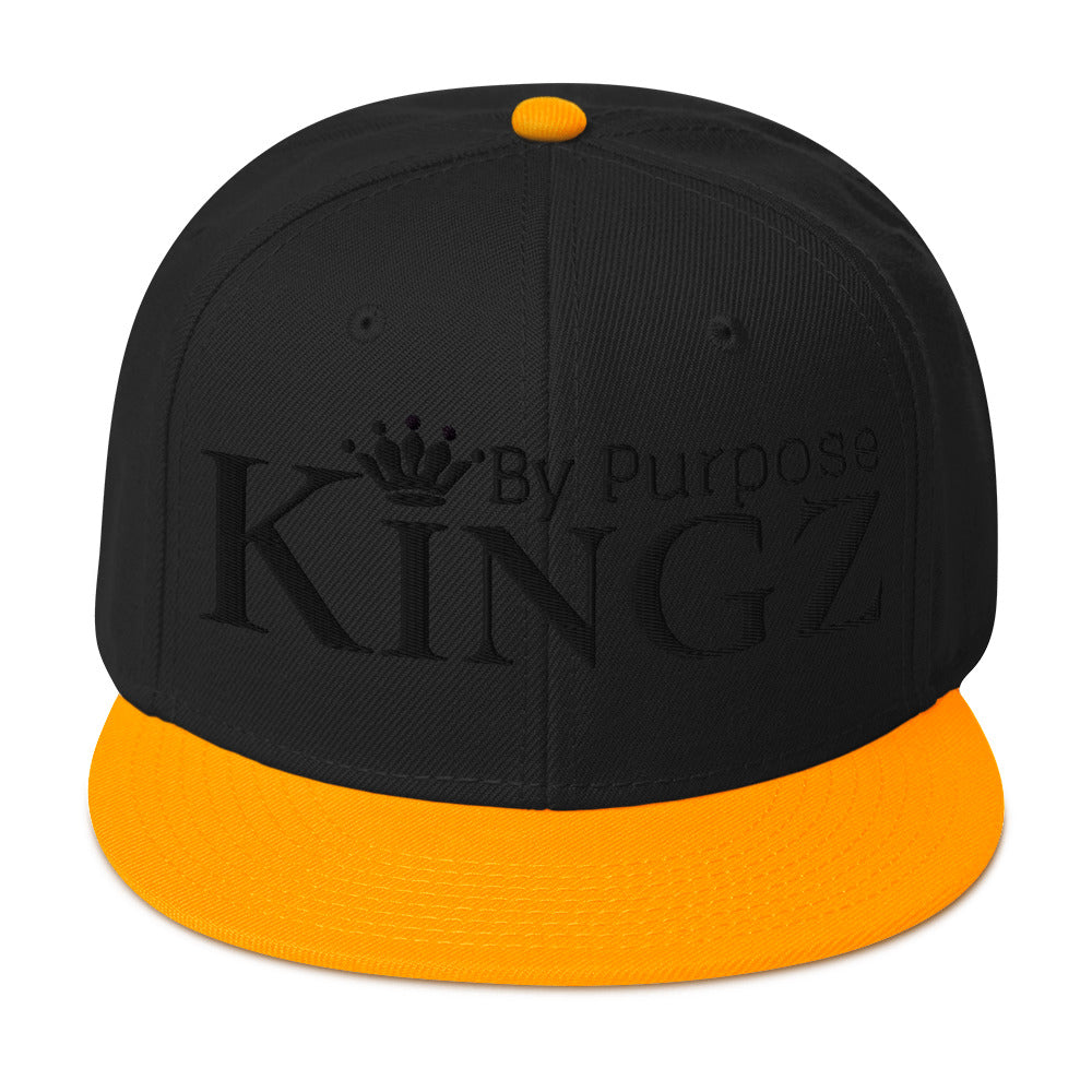 Snapback-Kappe „Kingz By Purpose“ in Schwarz