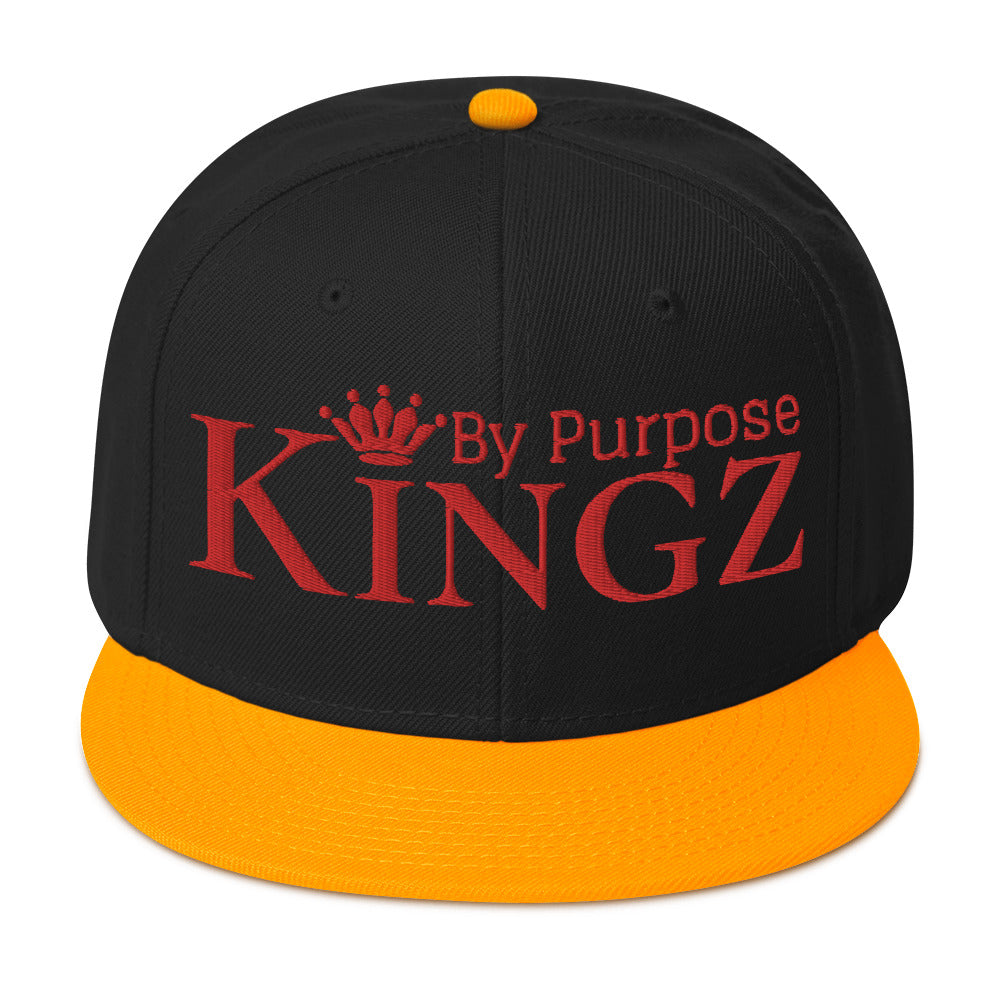Kingz By Purpose Snapback-Kappe „Wolfpack“ in Rot