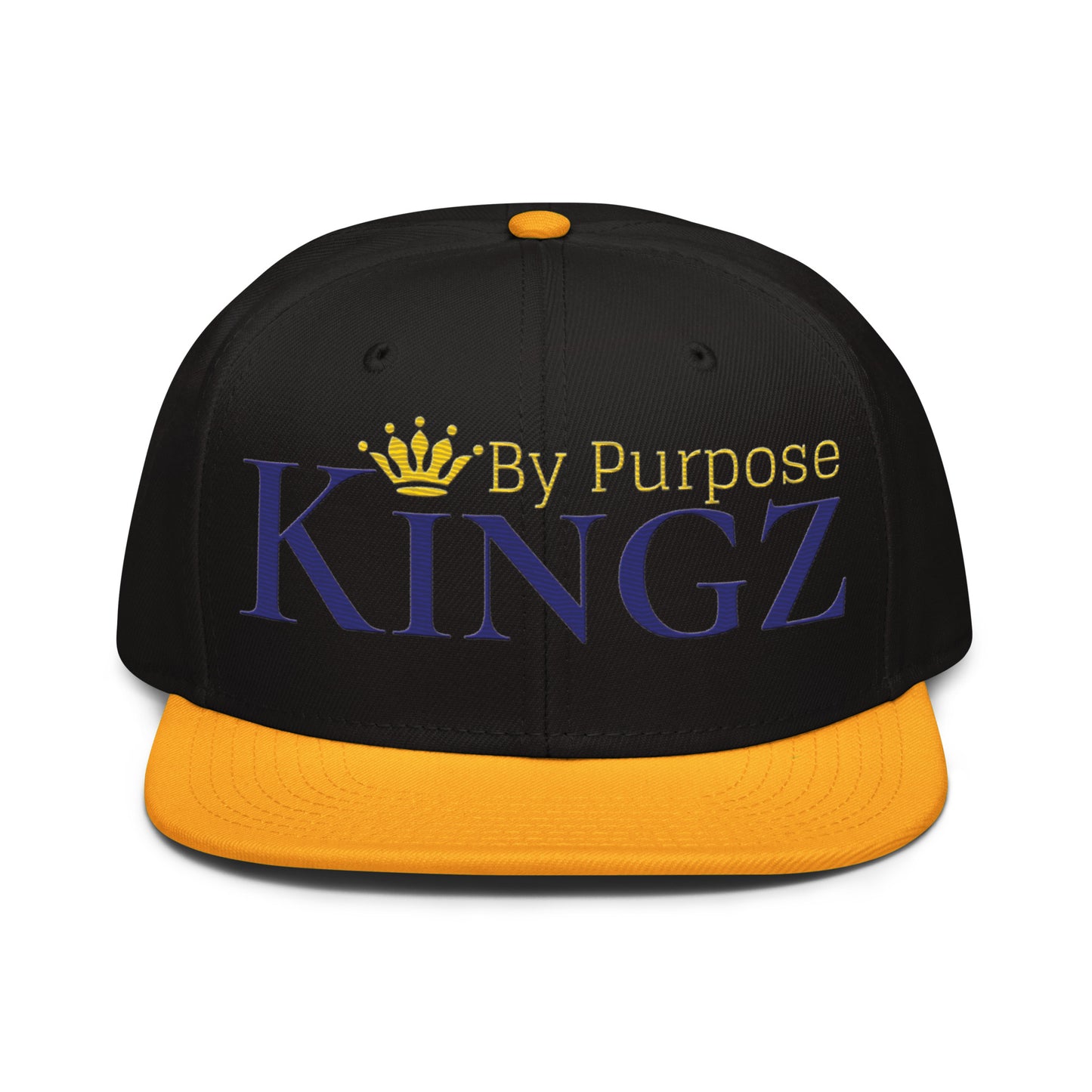 Kingz By Purpose Royal Combo (Purple/Gold/Gold) Snapback