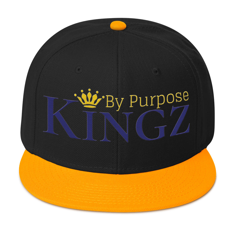 Kingz By Purpose Royal Combo (Purple/Gold/Gold) Snapback